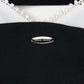 seam frayed bustier tops Black【Delivery in February 2026】