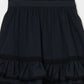 tiered lace frill skirt Black【Delivery in February 2026】