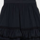 tiered lace frill skirt Black【Delivery in February 2026】