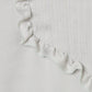 pin tuck frilled shirt Smoke green【Delivery in January 2026】