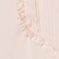 pin tuck frilled shirt Shell pink【Delivery in January 2026】