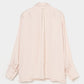 pin tuck frilled shirt Shell pink【Delivery in January 2026】