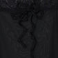 lazy ribbon sheer camisole Black【Delivery in February 2026】