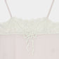 lazy ribbon sheer camisole Smoke green【Delivery in February 2026】