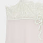 lazy ribbon sheer camisole Smoke green【Delivery in February 2026】