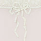 lazy ribbon sheer camisole Smoke green【Delivery in February 2026】
