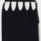 hanging straight skirt Black【Delivery in February 2026】