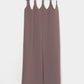 hanging straight skirt Olive brown【Delivery in February 2026】