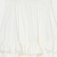 tiered lace frill skirt White【Delivery in February 2026】