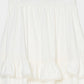 tiered lace frill skirt White【Delivery in February 2026】