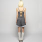 seam frayed bustier tops Gray【Delivery in February 2026】