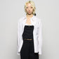 seam frayed bustier tops Black【Delivery in February 2026】