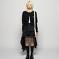 cupid in HEAVEN crochet knit cardigan Black【Delivery in February 2026】