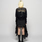 asymmetry hem layered skirt Black【Delivery in February 2026】
