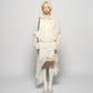 fuzzy lace drawstring blouson Cream【Delivery in January 2026】