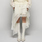 asymmetry hem layered skirt Ivory【Delivery in February 2026】