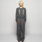 ribbon knight bijou embroidery cardigan Heather gray【Delivery in February 2026】