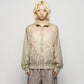 fuzzy lace layered half pants Khaki【Delivery in January 2026】