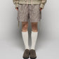 fuzzy lace layered half pants Khaki【Delivery in January 2026】