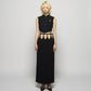 hanging straight skirt Black【Delivery in February 2026】