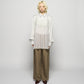 pin tuck frilled shirt Smoke green【Delivery in January 2026】