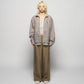 fuzzy lace drawstring blouson Khaki【Delivery in January 2026】