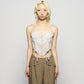 multi way ribbon tape pants Olive【Delivery in February 2026】