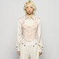 fuzzy lace layered half pants Cream【Delivery in January 2026】