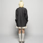 ribbon tulle embroidery shirt Black【Delivery in January 2026】