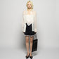 wave tuck lumen embroidery sheer shirt Off white【Delivery in January 2026】