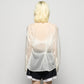 wave tuck lumen embroidery sheer shirt Off white【Delivery in January 2026】