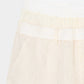 fuzzy lace layered half pants Cream【Delivery in January 2026】