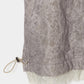 fuzzy lace drawstring blouson Khaki【Delivery in January 2026】