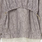fuzzy lace drawstring blouson Khaki【Delivery in January 2026】