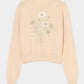 wild bloom beads embroidery cardigan Shell pink【Delivery in February 2026】