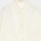 wave tuck lumen embroidery sheer shirt Off white【Delivery in January 2026】