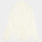 wave tuck lumen embroidery sheer shirt Off white【Delivery in January 2026】