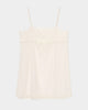 lazy ribbon sheer camisole Ivory【stock】