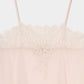 lazy ribbon sheer camisole Shell pink【Delivery in February 2026】