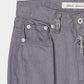 chain damaged denim pants Gray【Delivery in February 2026】