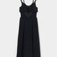 layered bra jersey cami one-piece Black【Delivery in February 2026】