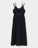 layered bra jersey cami one-piece Black【stock】