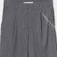 seam frayed dropped chain pants Gray【Delivery in February 2026】