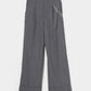 seam frayed dropped chain pants Gray【Delivery in February 2026】