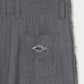 seam frayed dropped chain pants Gray【Delivery in February 2026】