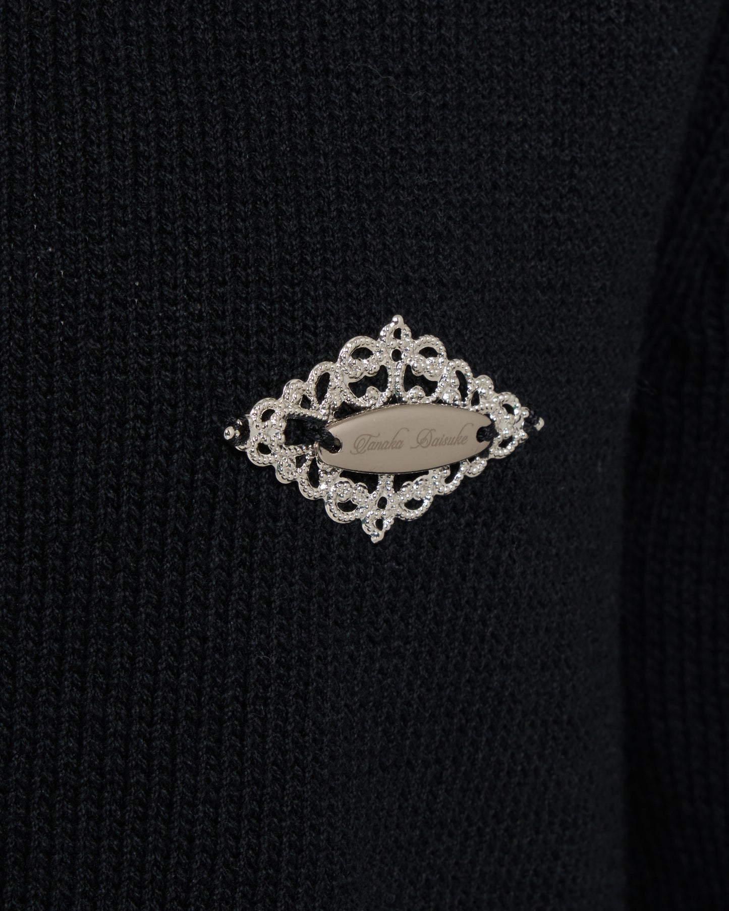 cupid in HEAVEN crochet knit cardigan Black【Delivery in February 2026】