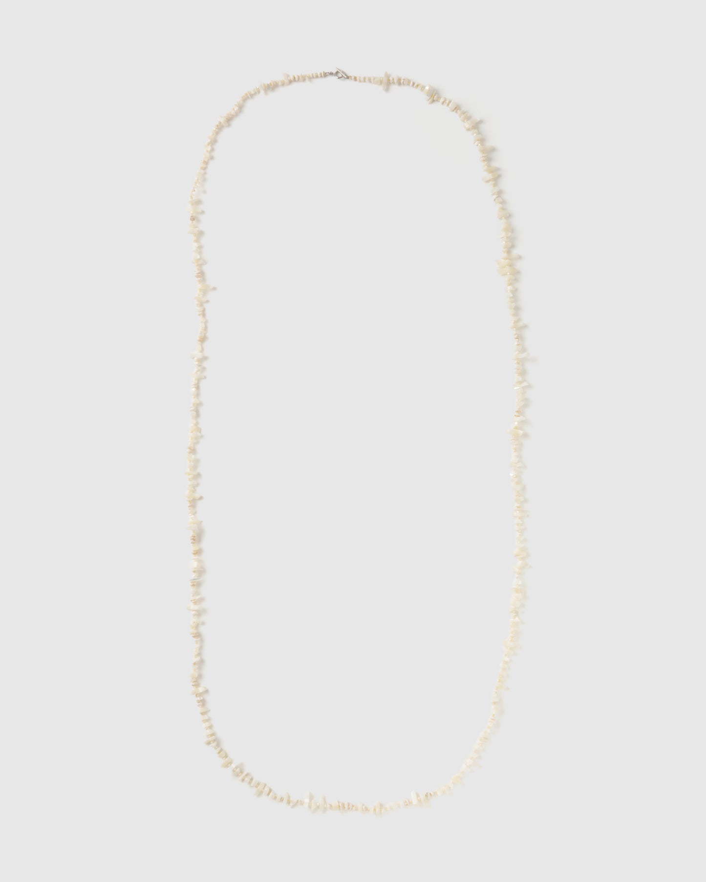 White coral long necklace【Delivery in March 2026】