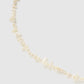 White coral long necklace【Delivery in March 2026】