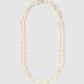White coral long necklace【Delivery in March 2026】