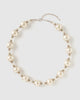 metal beads pearl necklace【stock】